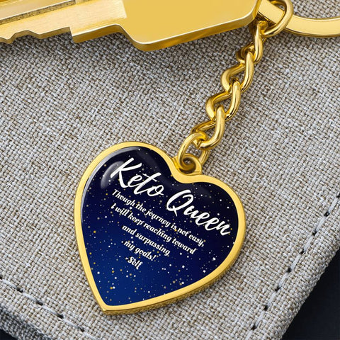 Keto Queen Keychain